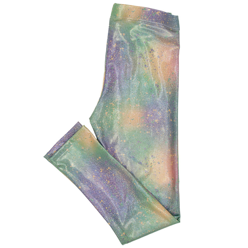 Mardi Gras Shimmer Leggings