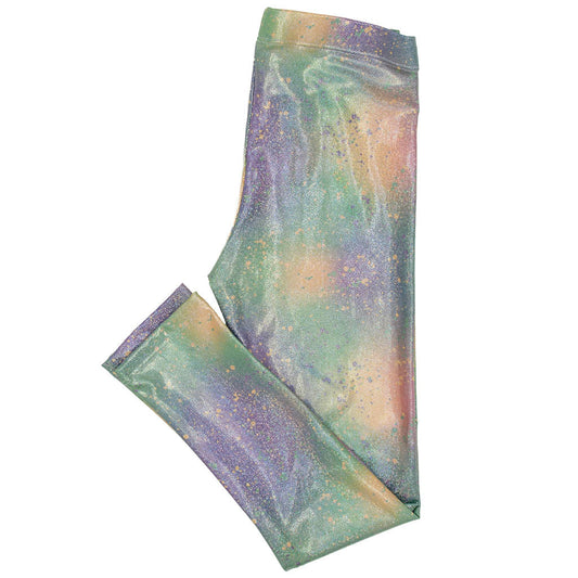 Mardi Gras Shimmer Leggings