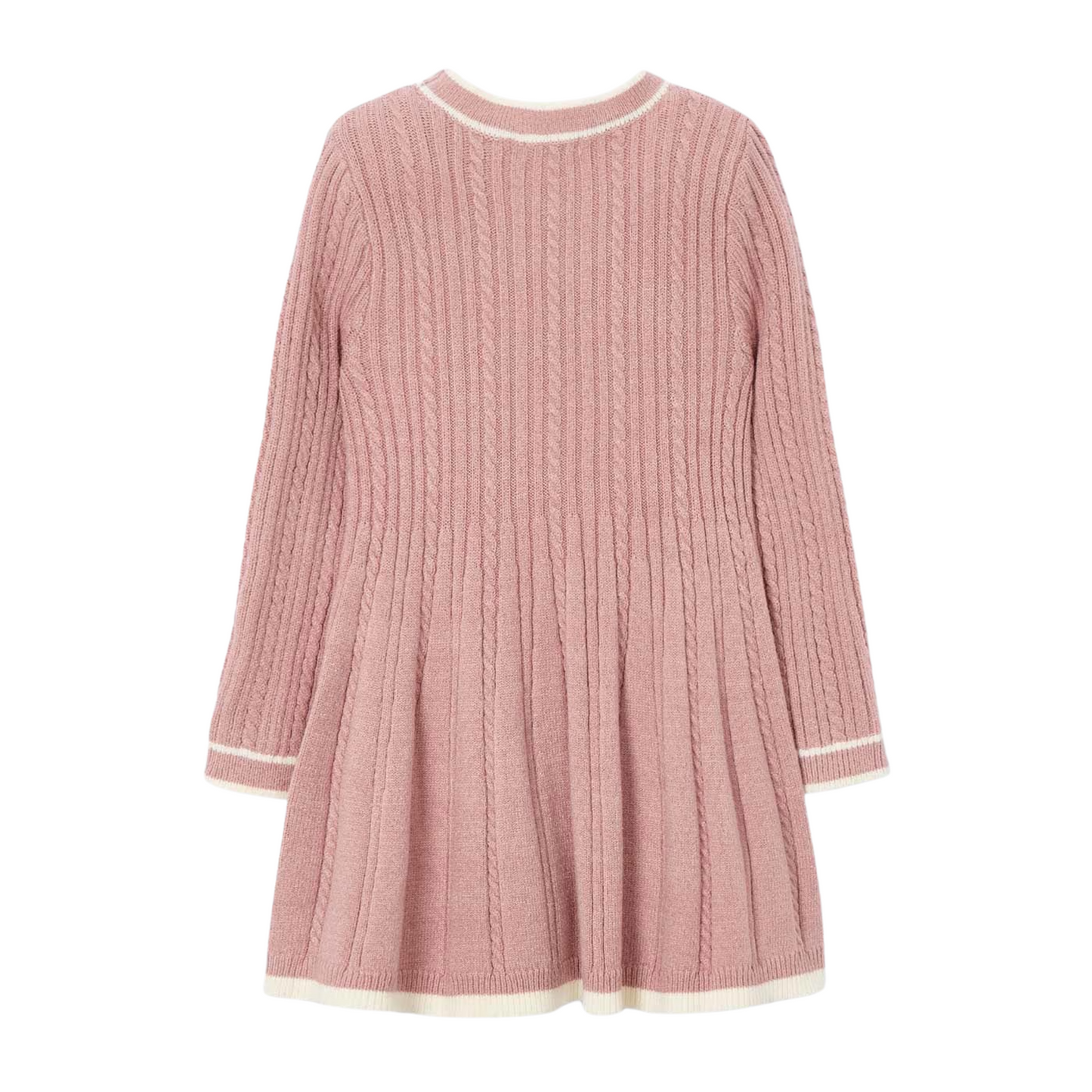 Girl's Knit Dress - Rose