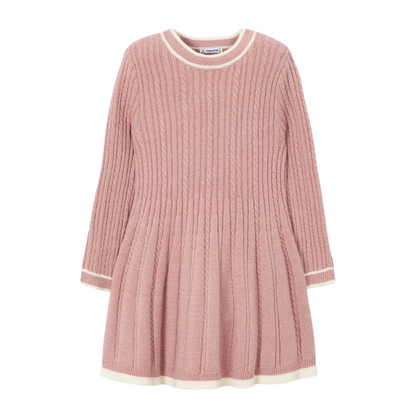 Girl's Knit Dress - Rose