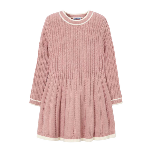 Girl's Knit Dress - Rose