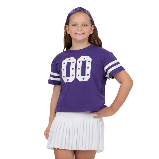 Glitter Double 00 Tee - Purple