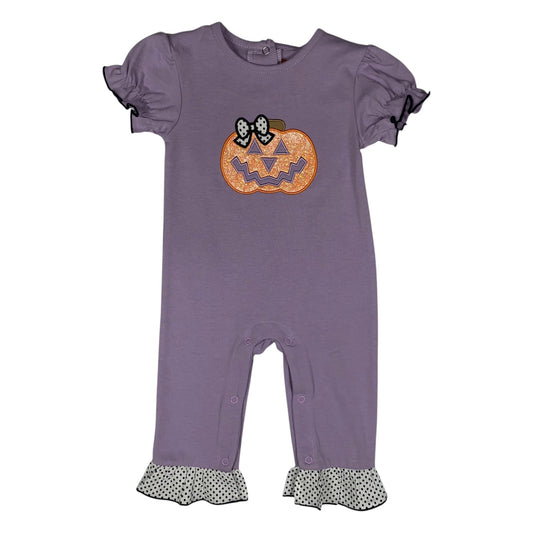 Jack-O-Lantern Girls Romper