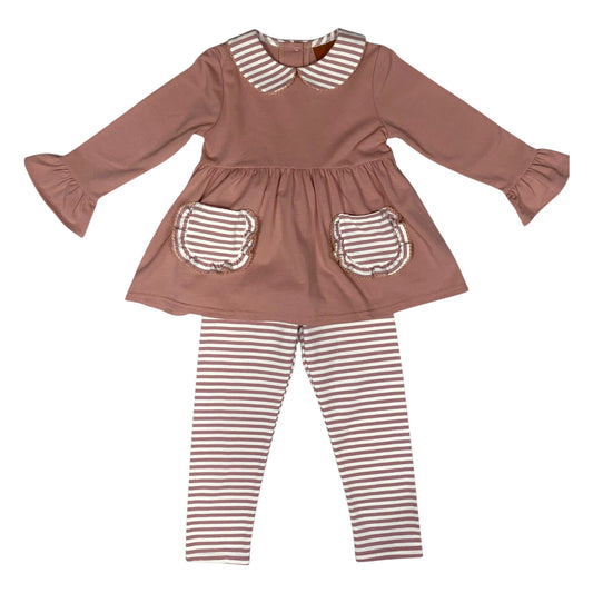 Katherine Legging Set - Rose