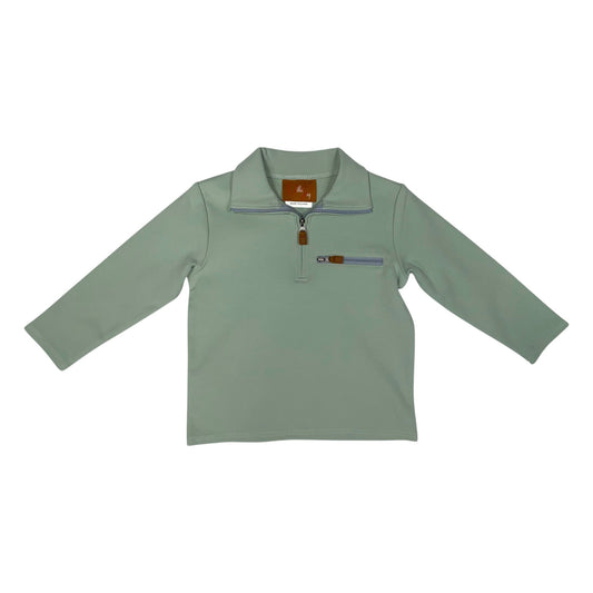 Kingston 1/4 Zip Pullover - Sage