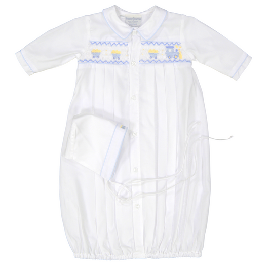 Train Smocked Take Home Gown