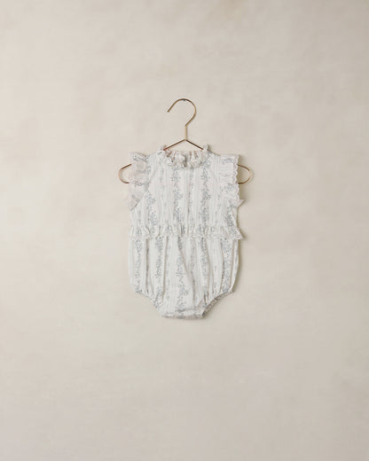 Alice Romper - French Floral Stripe