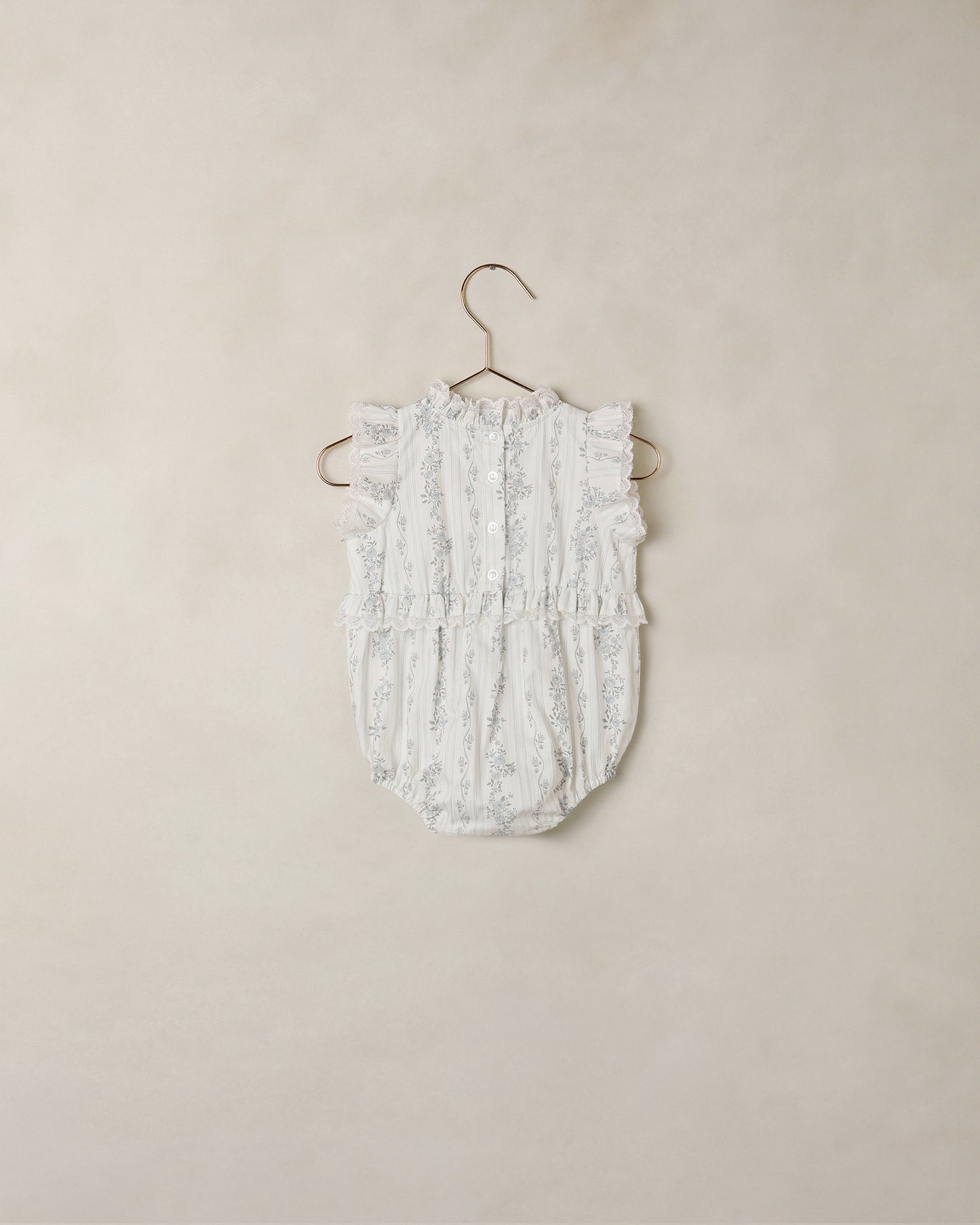 Alice Romper - French Floral Stripe