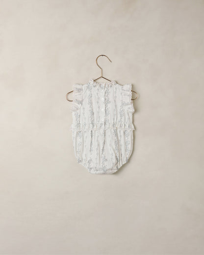 Alice Romper - French Floral Stripe