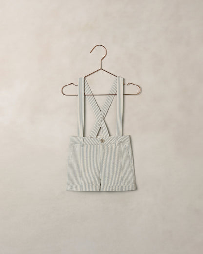 Suspender Short - Sky Stripe