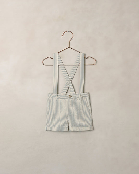 Suspender Short - Sky Stripe