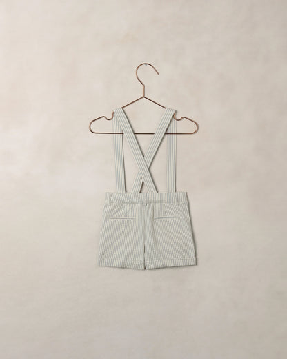 Suspender Short - Sky Stripe