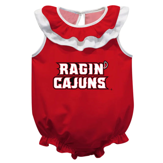 Cajuns Ruffle Bodysuit - F002GOS01