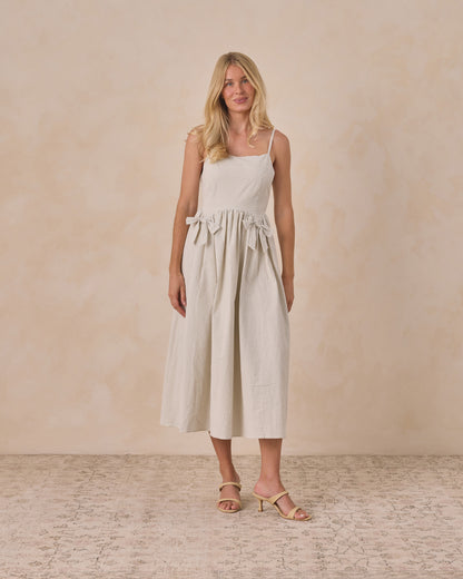 Women's Beatrice Midi Dress - Sky Stripe