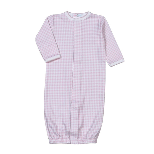 Pink Gingham Conv. Gown