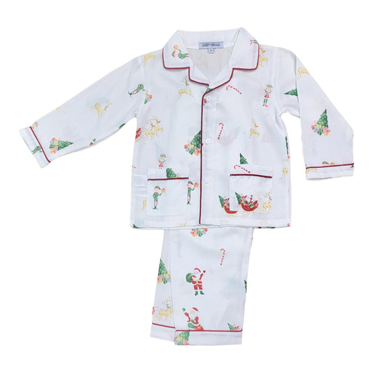 Santa Sleigh Print PJs