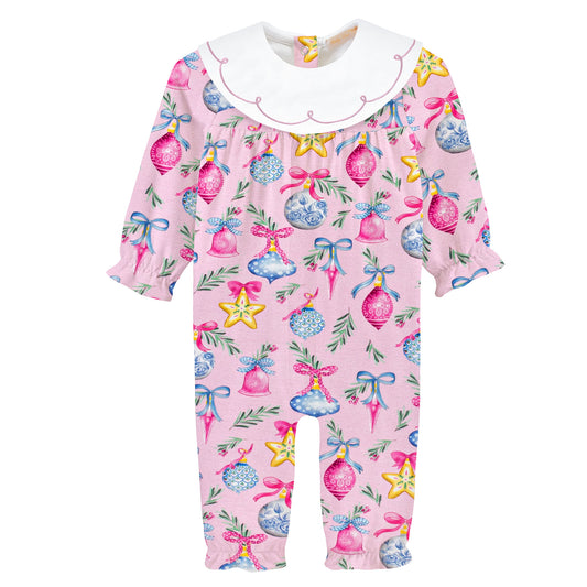 Bright Holiday Collar Playsuit