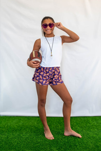Football Plush Printed Shorts