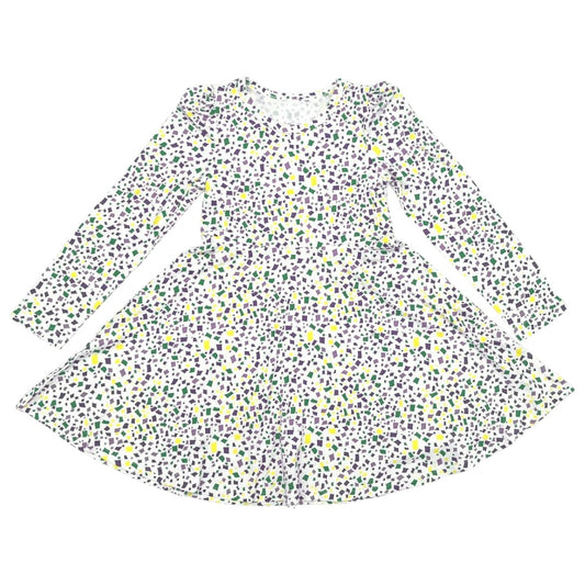 Mardi Gras Confetti Twirl Dress
