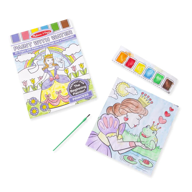 Princess Paint W/ Water Kids' Art Pad