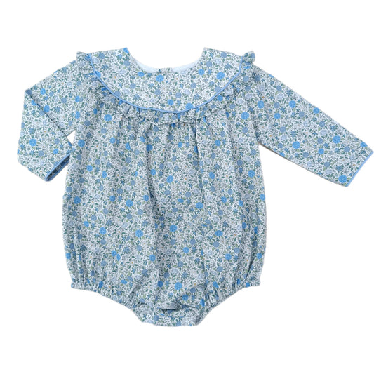 Blue Floral Bubble