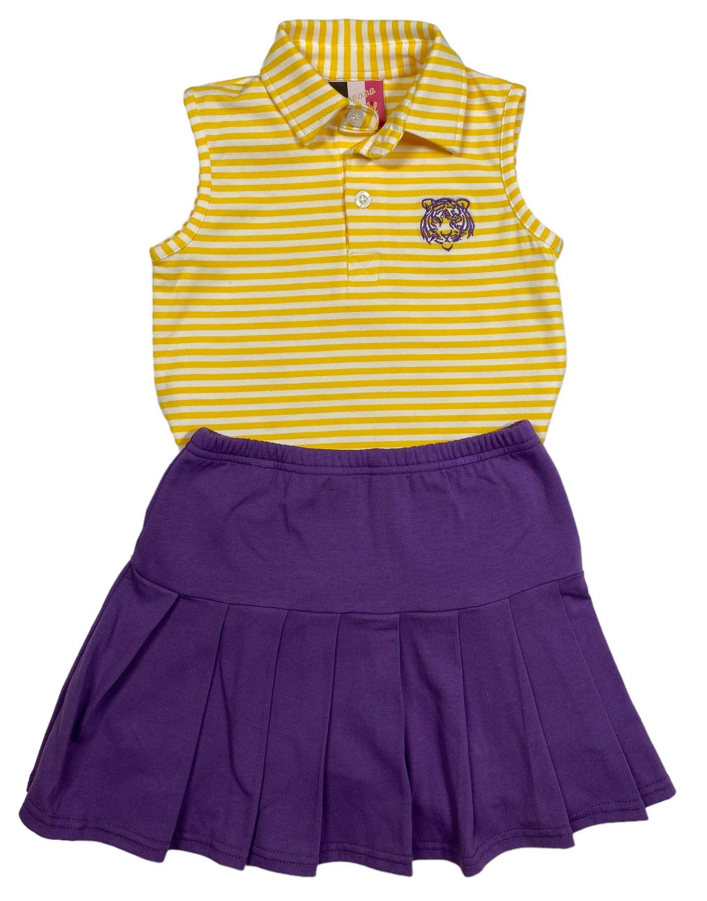 Purple Tigers Skort Set - 388