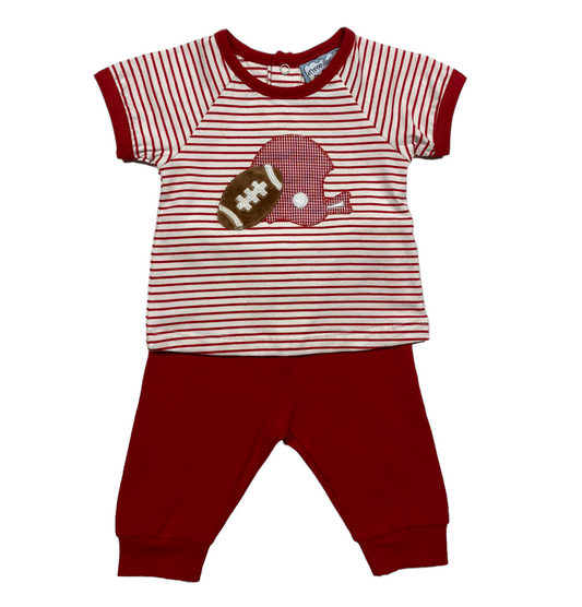 Red Football Jogger Set - 875