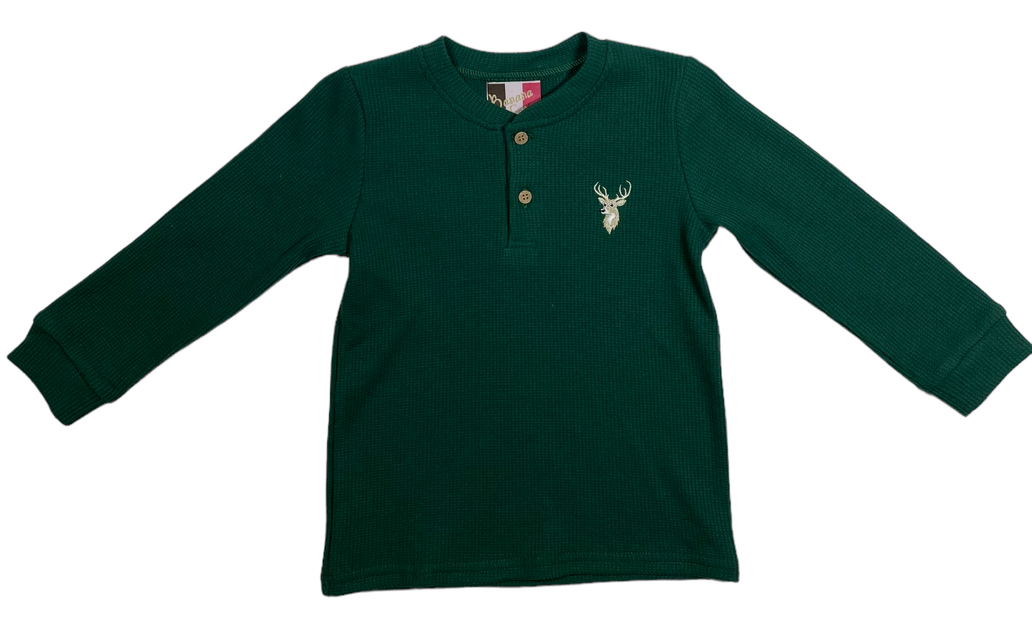 Deer Henley Shirt - 372