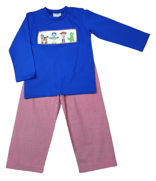 Toy Time Smocked Pant Set - 754