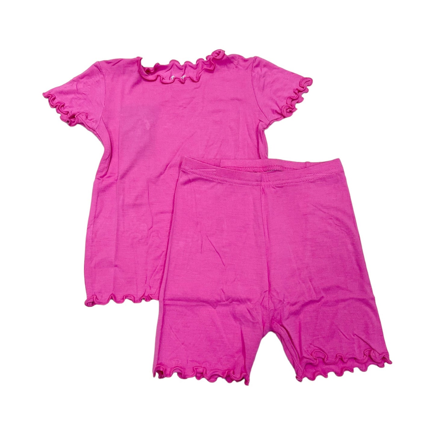 Majenta Pink Short Set - 0077