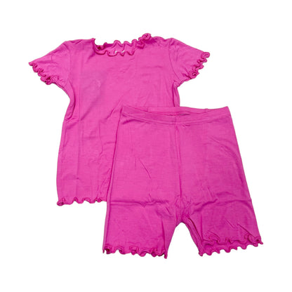 Majenta Pink Short Set - 0077