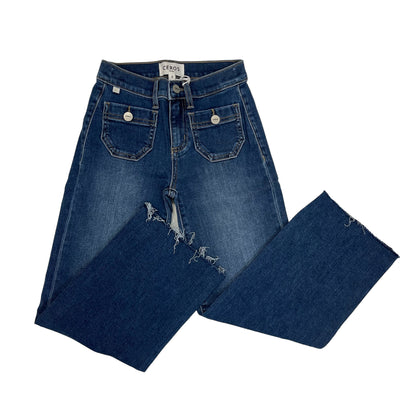 Wide Leg Front Pocket Jean