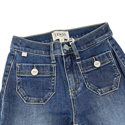 Wide Leg Front Pocket Jean