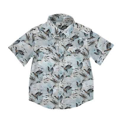 Perf. Snap Shirt - Mallard Sky