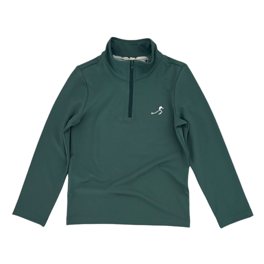 Beau Quarter Zip - Mallard Green