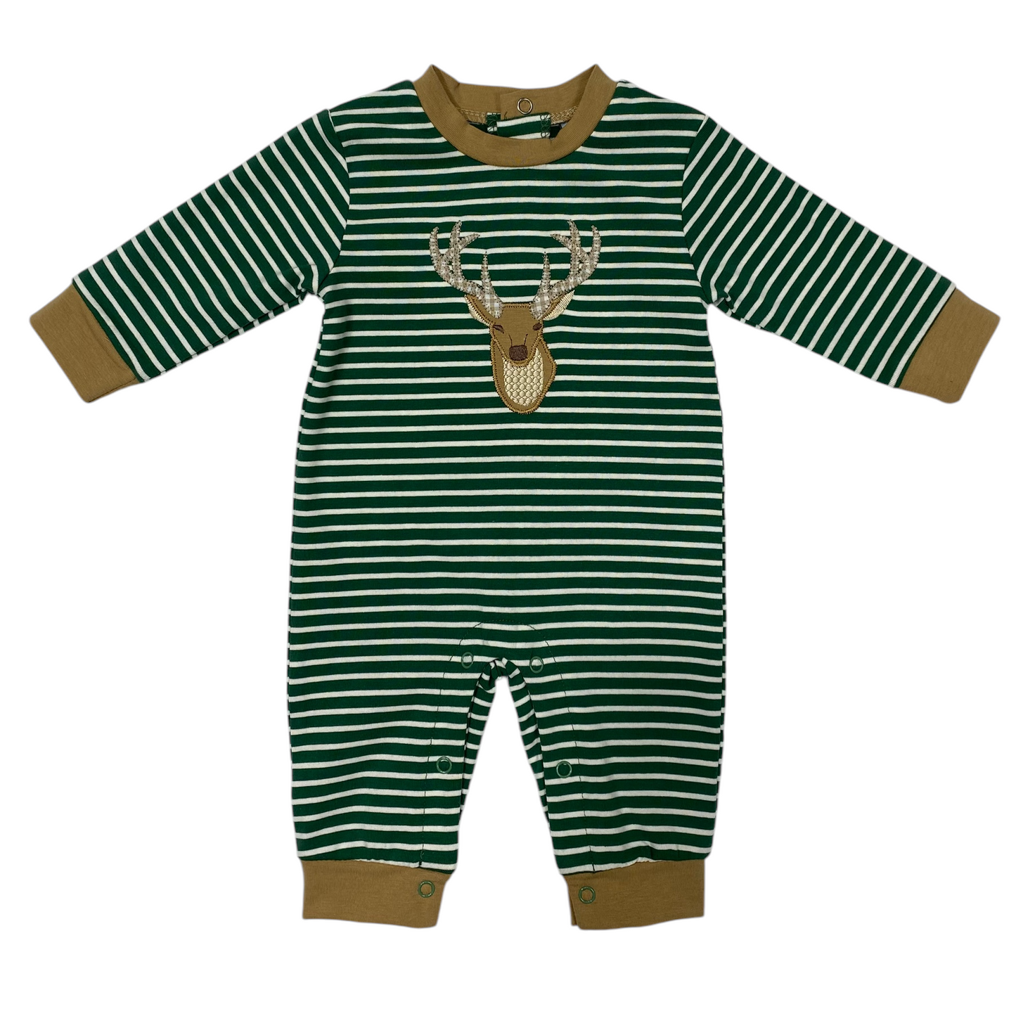 Deer Applique Boys Romper