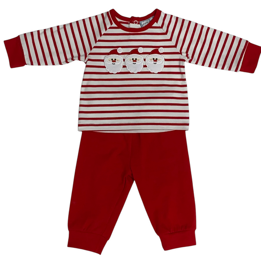 Santa Applique Jogger Set