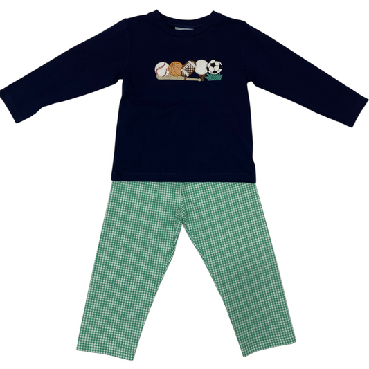 Sports Applique Pant Set