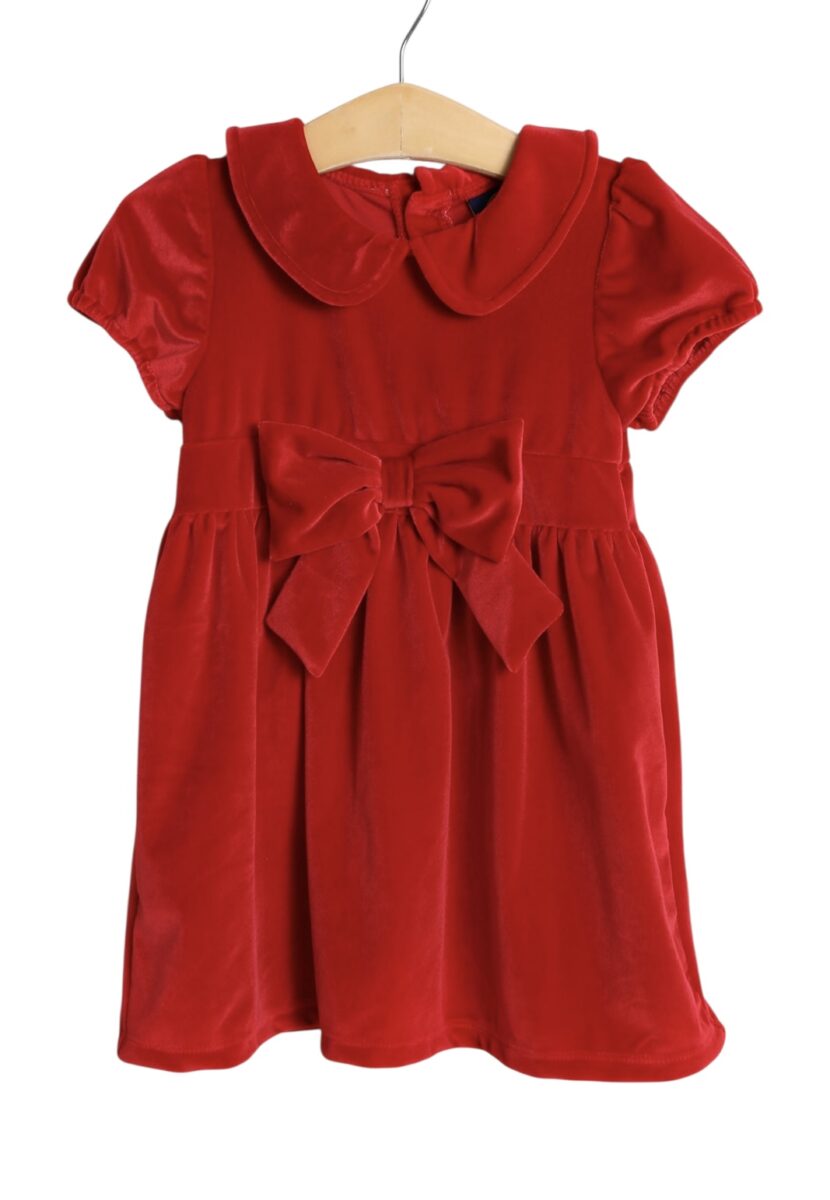 Caitlin Bow Red Dress