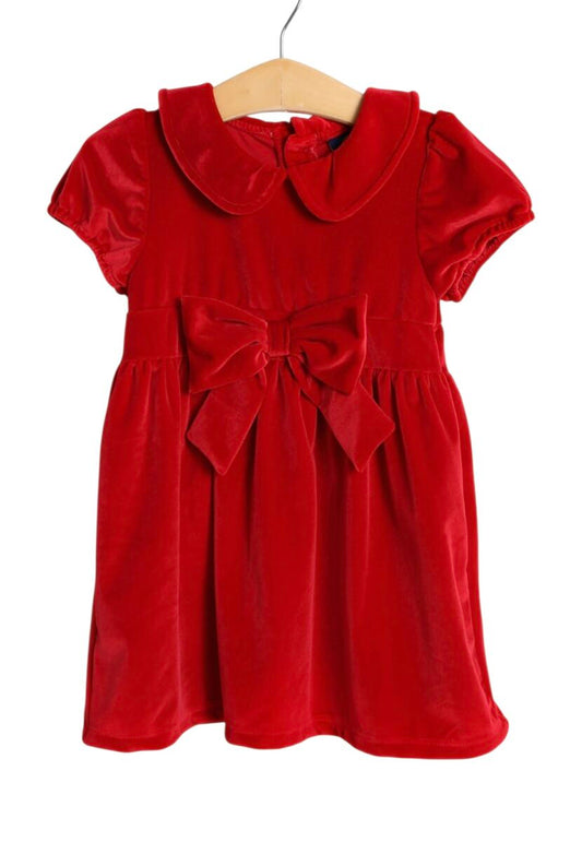 Caitlin Bow Red Dress