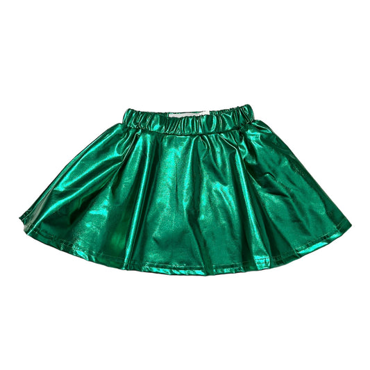 Metallic Skirt W/ Shorts