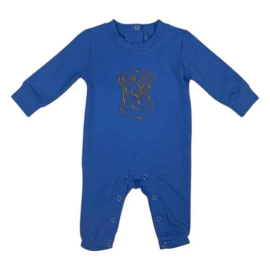 Lab Embroidery Boys Romper