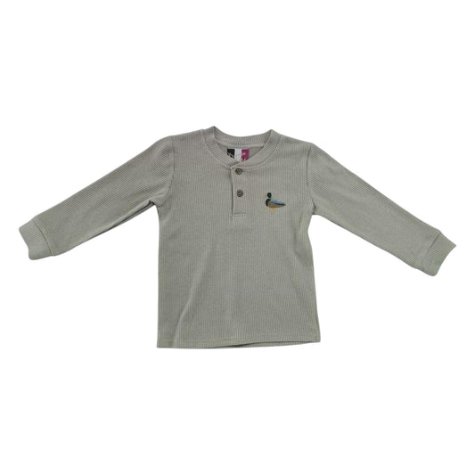 Boys Henley Shirt - Duck