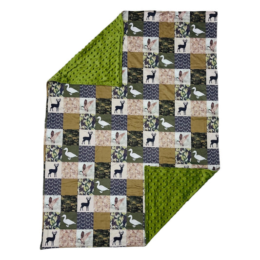 Olive Hunting Blanket