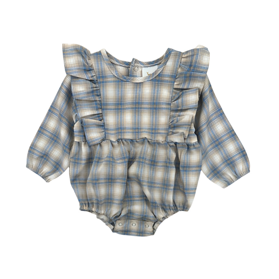 Vivian Bubble - Blue Plaid