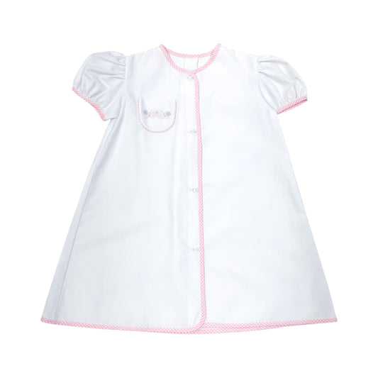 Tiny Bows Pink Check Daygown