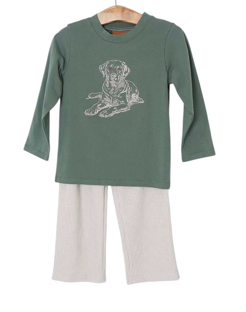 Applique Pant Set