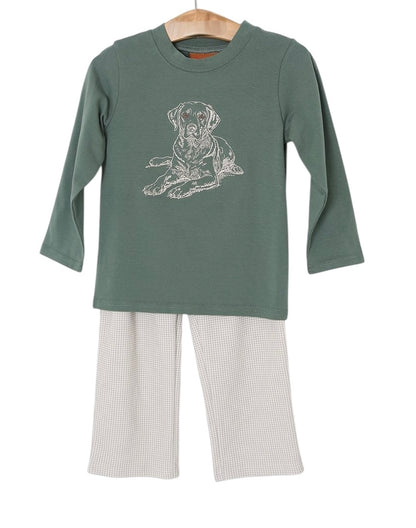 Applique Pant Set