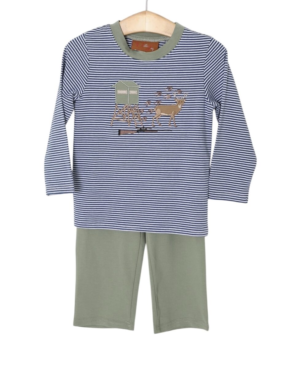 Applique Pant Set