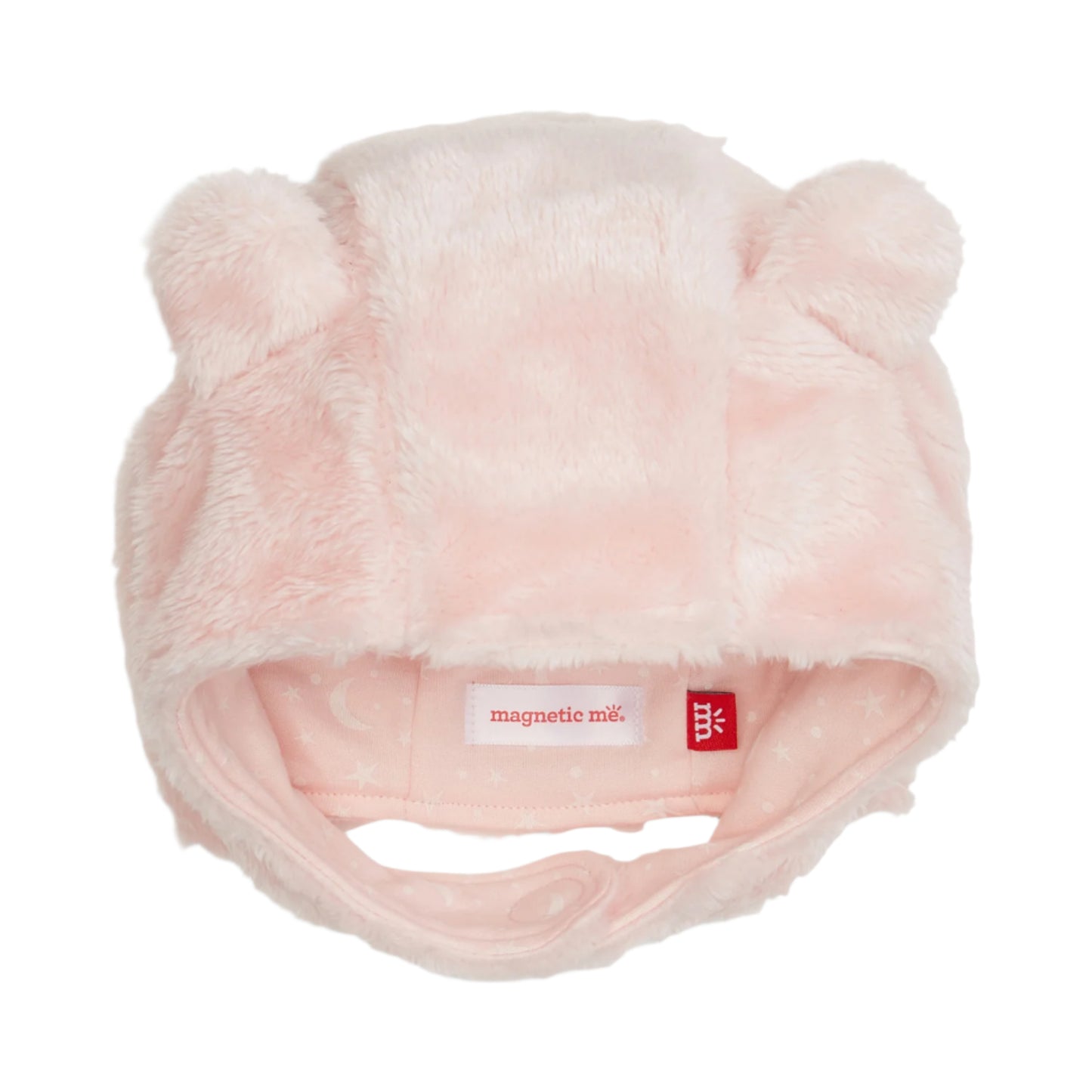 Pink Blossom Minky Bear Hat